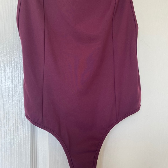 Free People Lila Bodysuit Plum Wine Size M - Picture 8 of 8